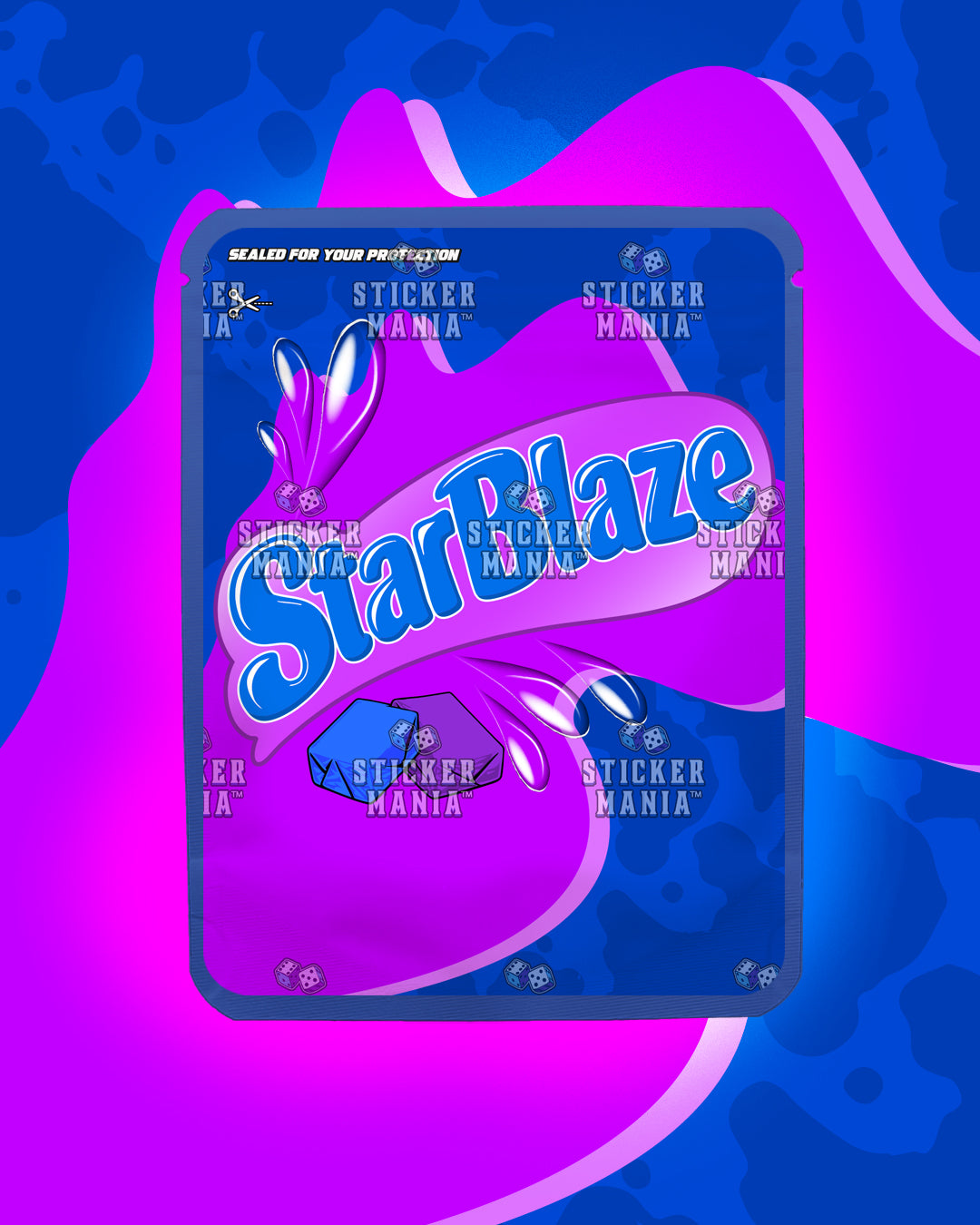 Starblaze Mixed Berry | Pre-Made Sticker Bag | 3.5g