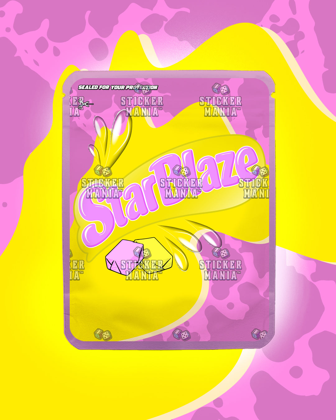 Starblaze Pink Lemonade | Pre-Made Sticker Bag | 3.5g