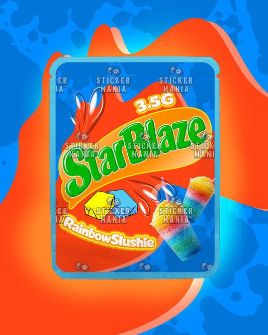 Starblaze Rainbow Slushie | Pre-Made Sticker Bag | 3.5g