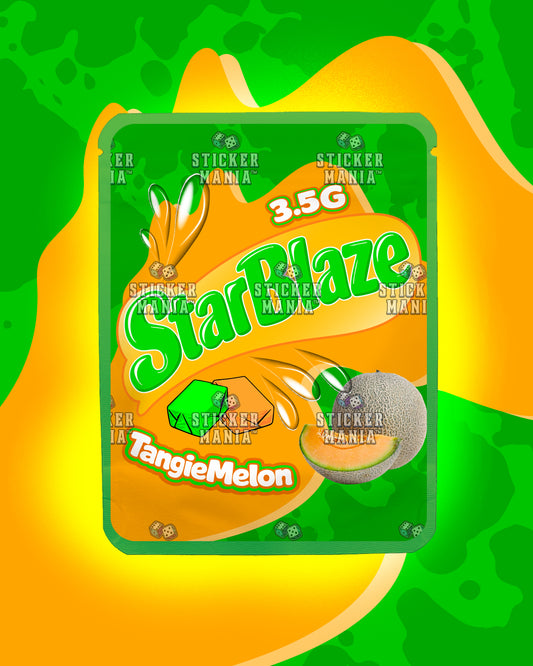 Starblaze Tangie Melon | Pre-Made Sticker Bag | 3.5g