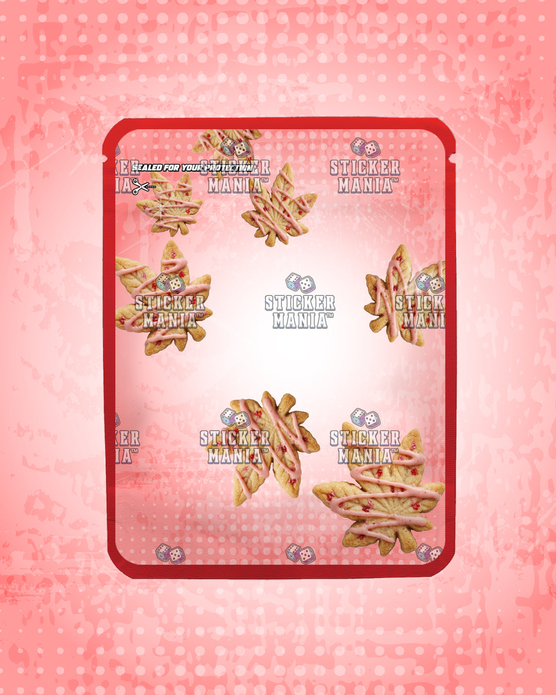Milkshake Strawberry Shortcake | Pre-Made Sticker Bag | 3.5g