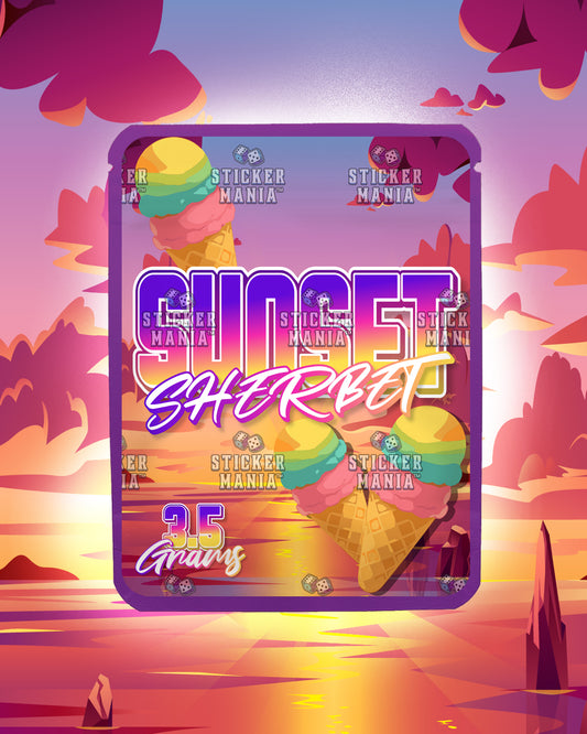 Sunset Sherbet | Pre-Made Sticker Bag | 3.5g