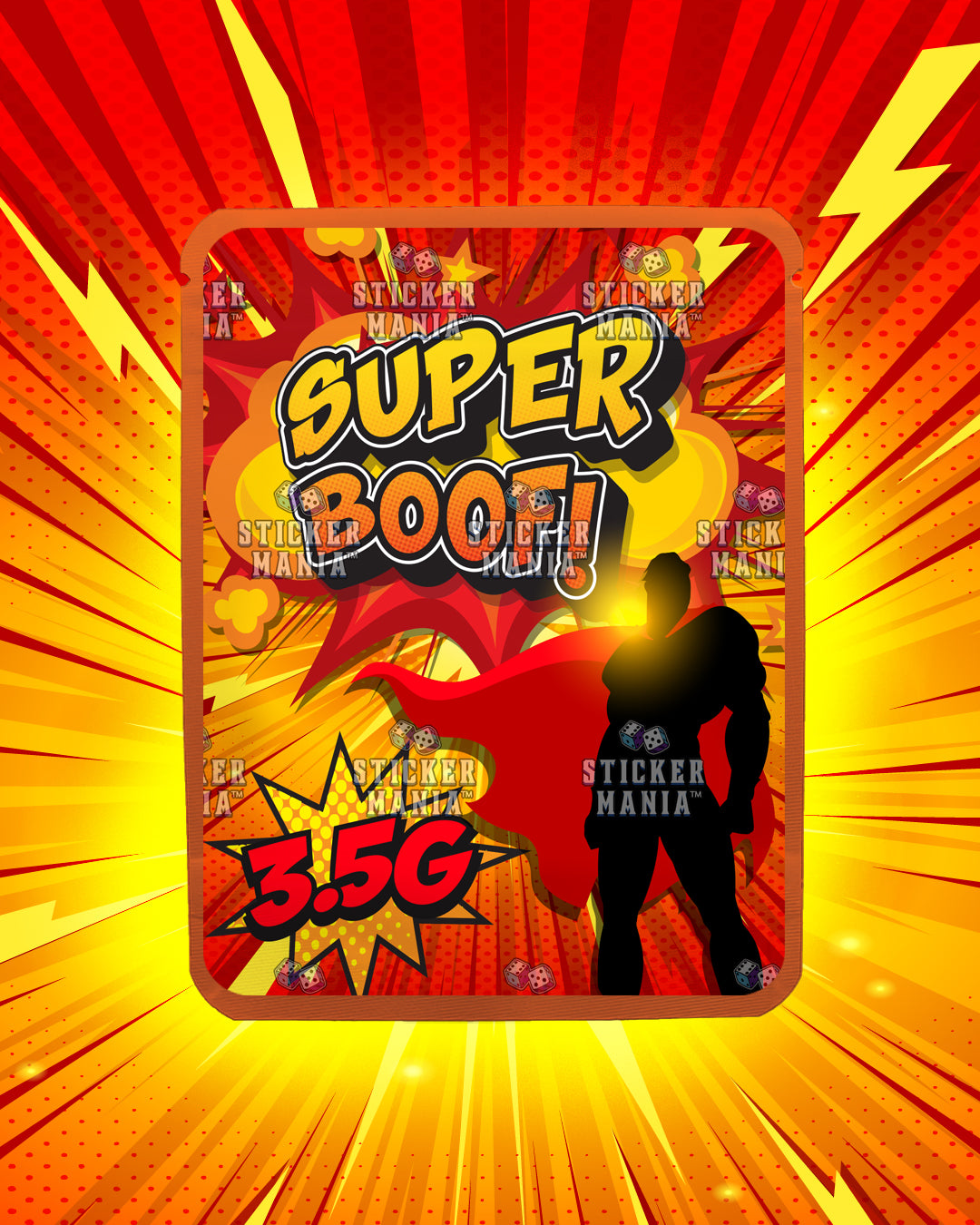 Super Boof | Pre-Made Sticker Bag | 3.5g