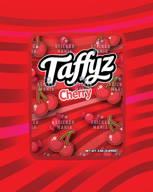 Taffyz Cherry | Pre-Made Sticker Bag | 3.5g