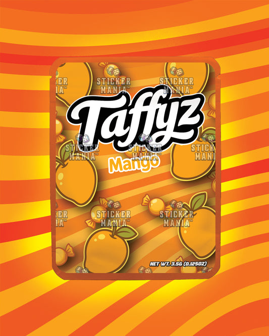 Taffyz Mango | Pre-Made Sticker Bag | 3.5g