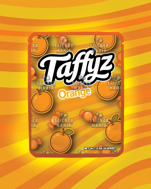 Taffyz Orange | Pre-Made Sticker Bag | 3.5g