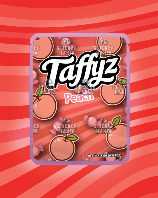 Taffyz Peach | Pre-Made Sticker Bag | 3.5g