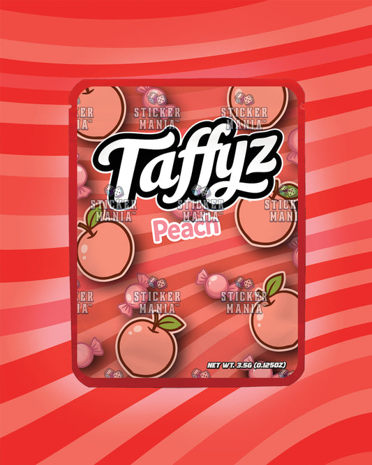 Taffyz Peach | Pre-Made Sticker Bag | 3.5g