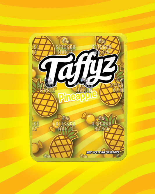 Taffyz Pineapple | Pre-Made Sticker Bag | 3.5g