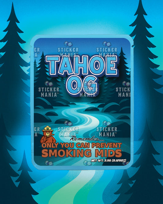 Tahoe OG | Pre-Made Sticker Bag | 3.5g