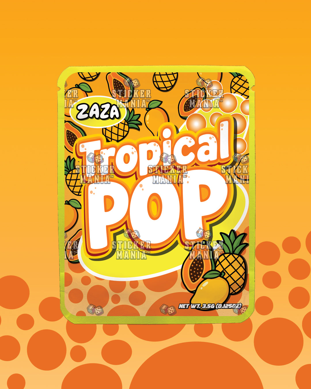 Tropical Pop | Pre-Made Sticker Bag | 3.5g