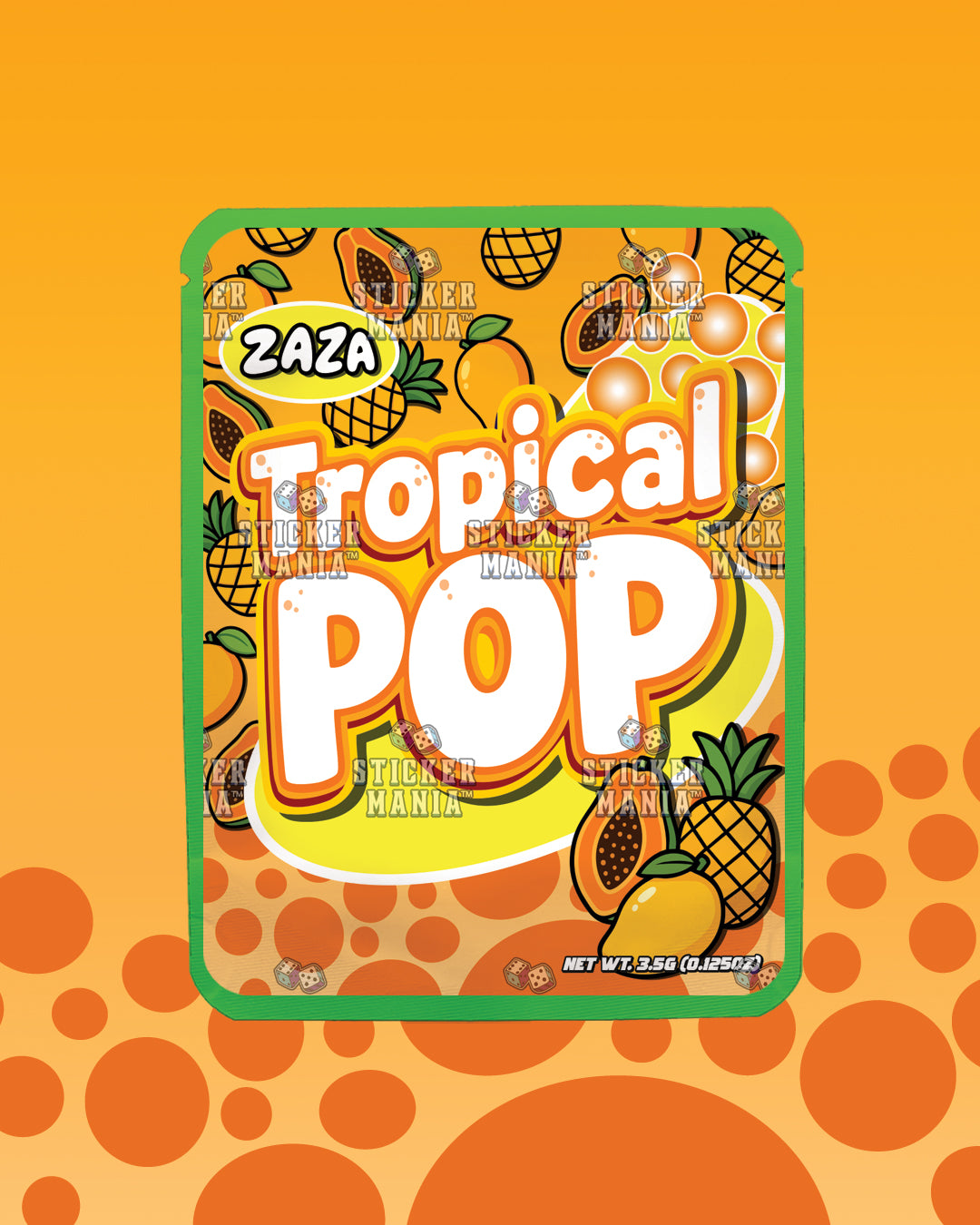 Tropical Pop | Pre-Made Sticker Bag | 3.5g