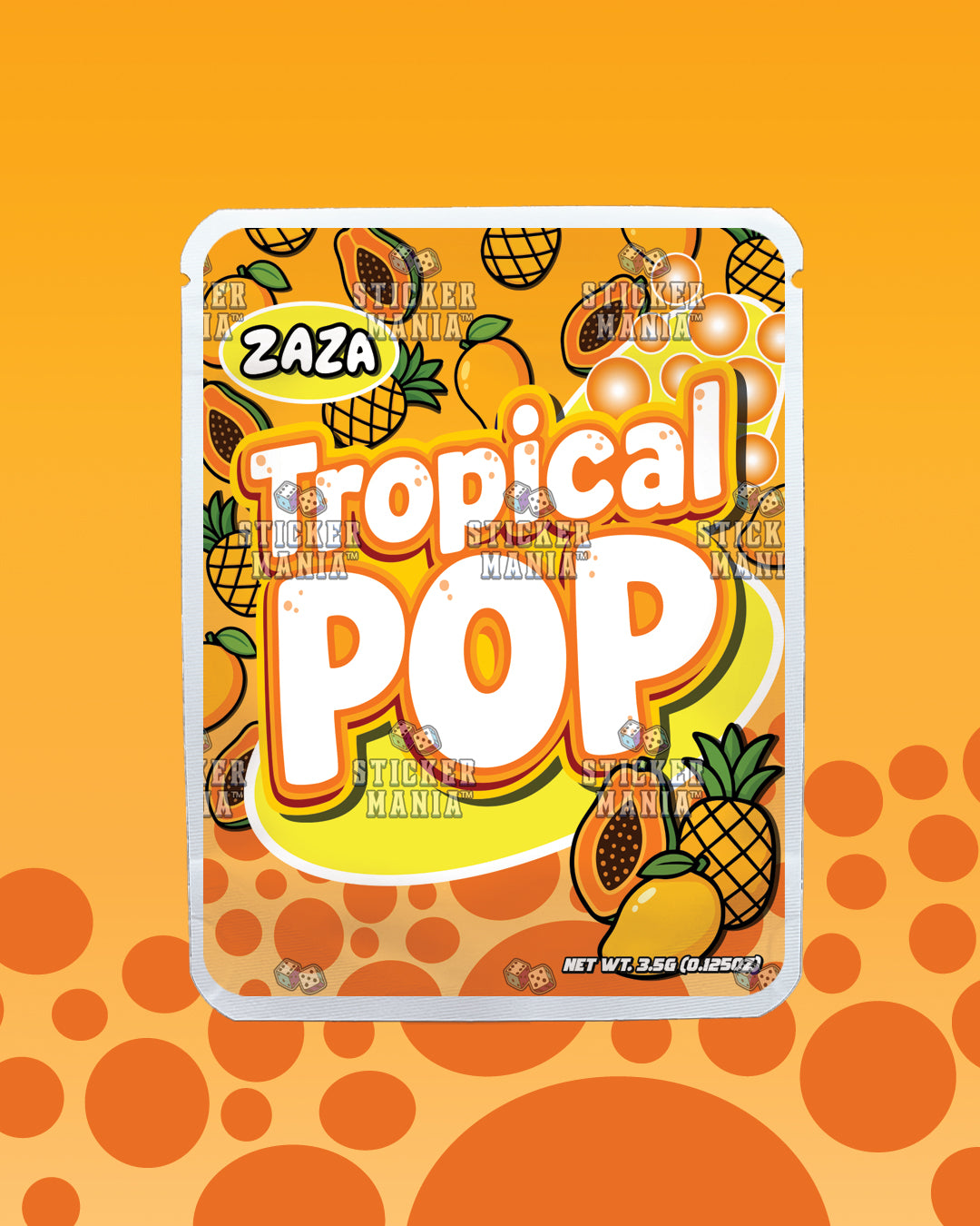 Tropical Pop | Pre-Made Sticker Bag | 3.5g