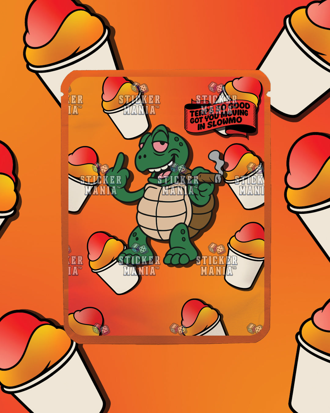 Turtle Terpz Italian Ice | Pre-Made Sticker Bag | 3.5g