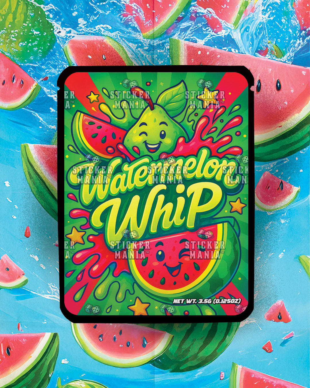 Watermelon Whip | Pre-Made Sticker Bag | 3.5g