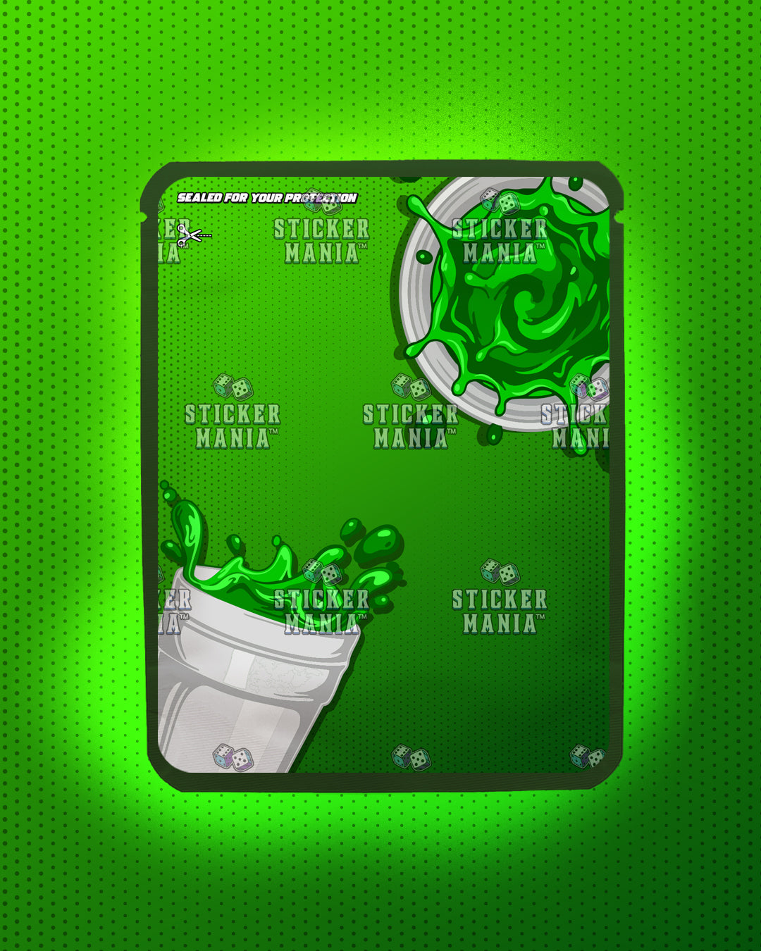 Wockyz Apple | Pre-Made Sticker Bag | 3.5g