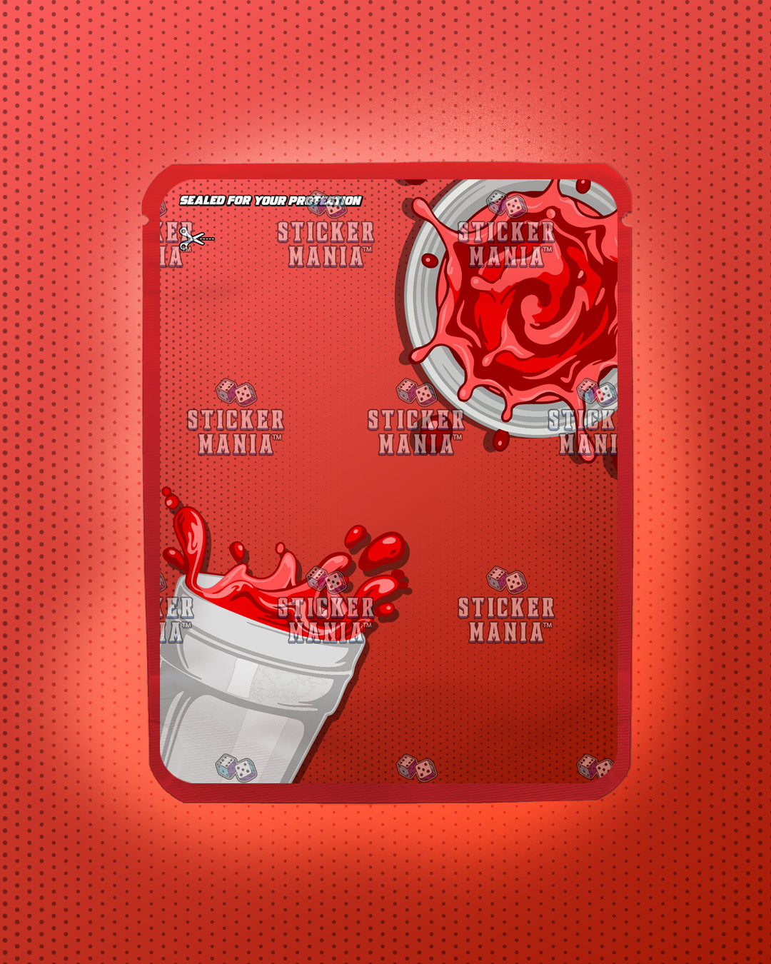 Wockyz Cherry | Pre-Made Sticker Bag | 3.5g