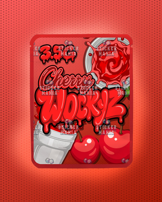 Wockyz Cherry | Pre-Made Sticker Bag | 3.5g