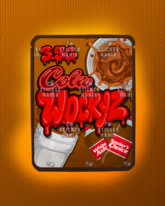 Wockyz Cola | Pre-Made Sticker Bag | 3.5g
