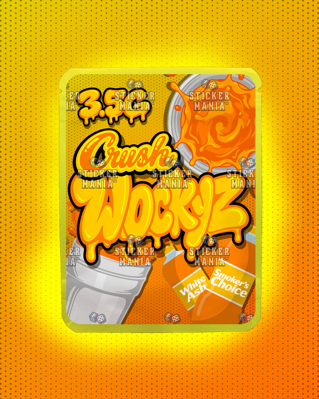 Wockyz Crush | Pre-Made Sticker Bag | 3.5g