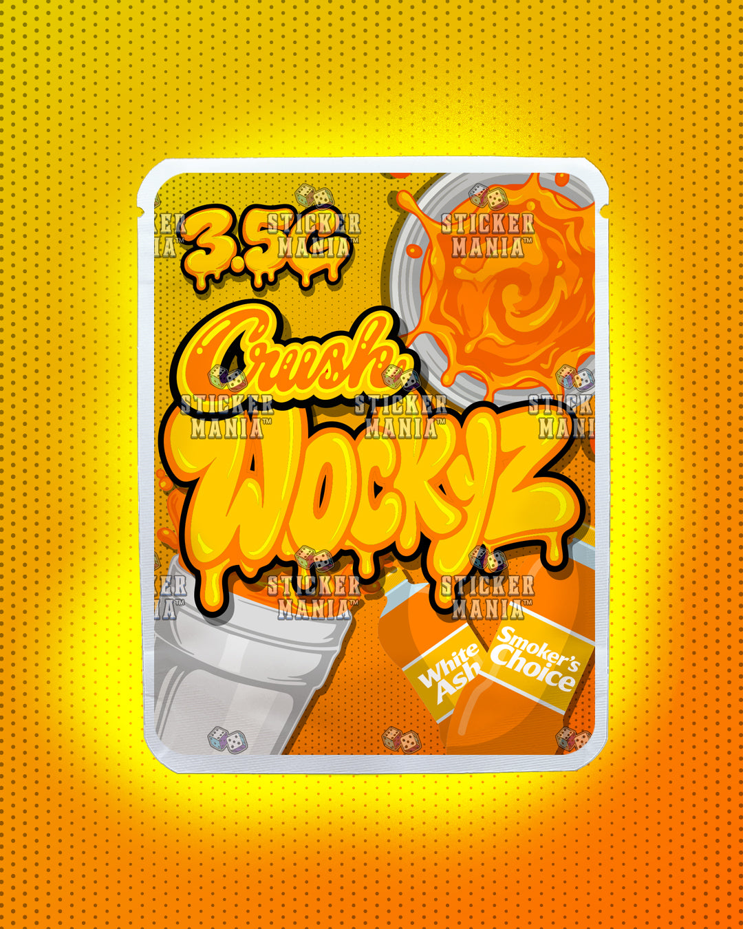 Wockyz Crush | Pre-Made Sticker Bag | 3.5g