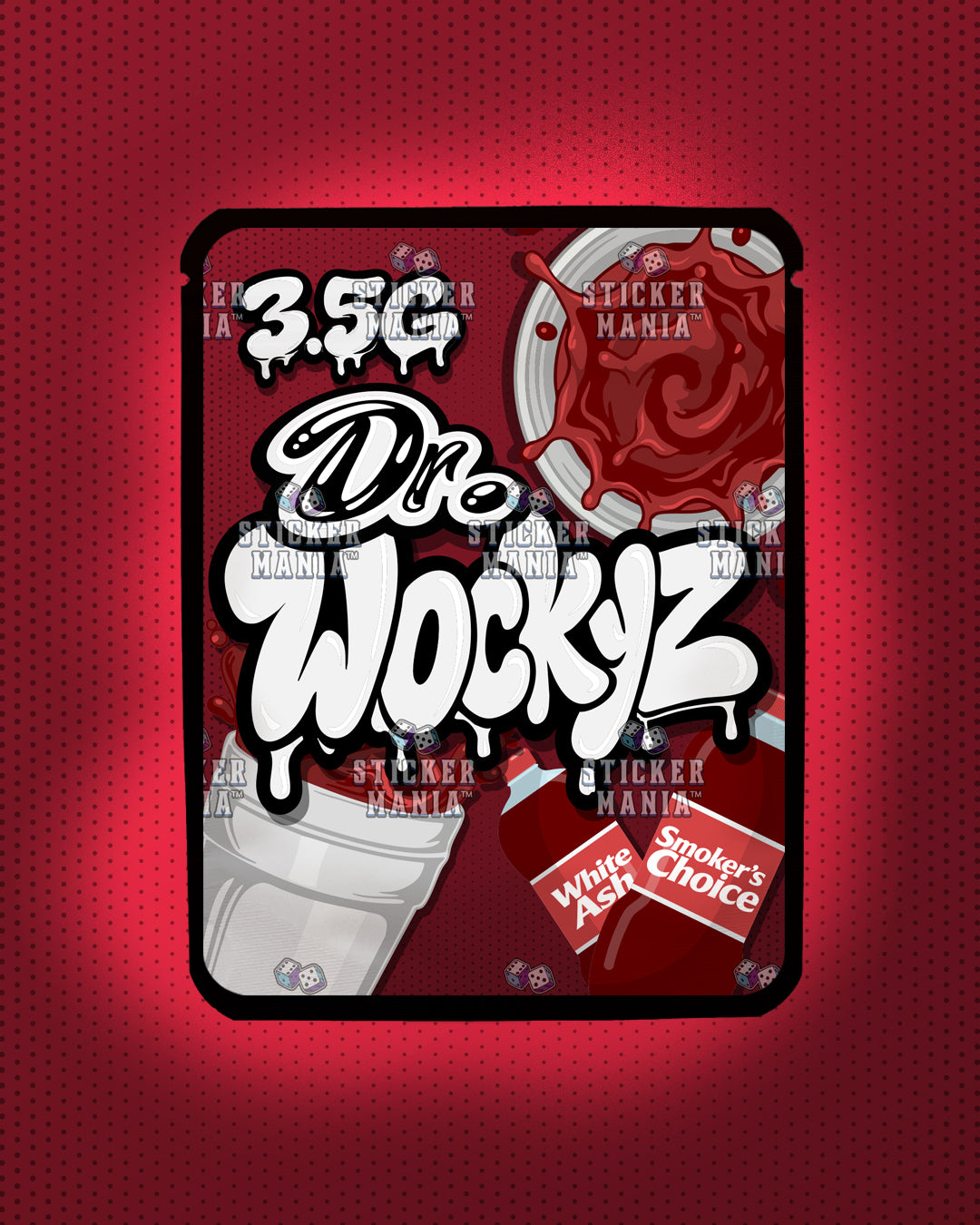 Wockyz Dr | Pre-Made Sticker Bag | 3.5g