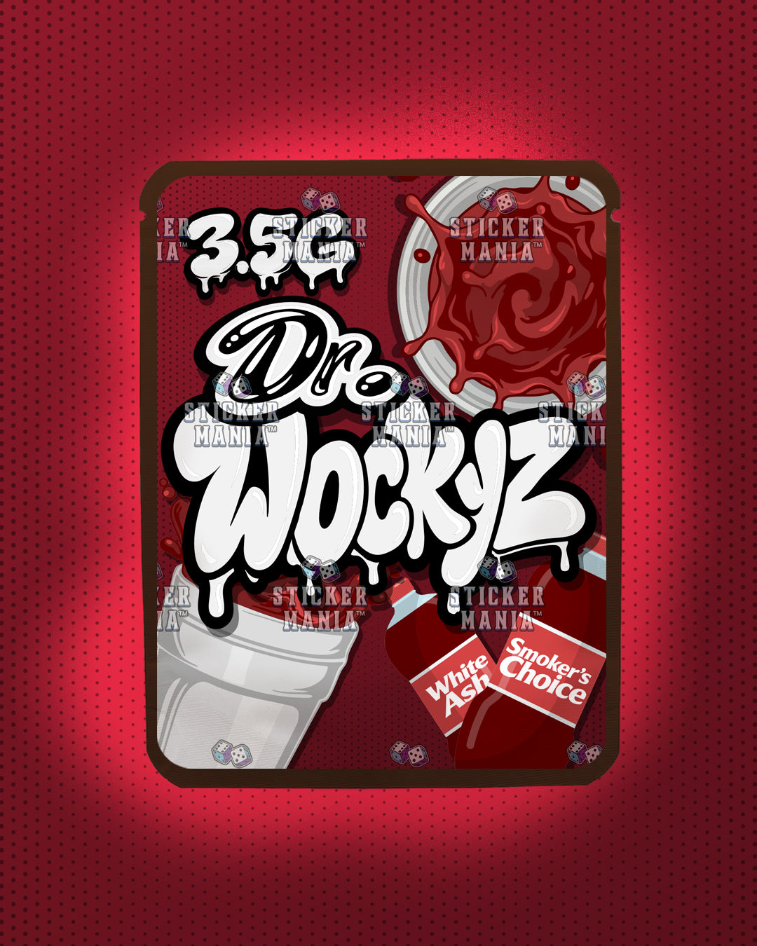 Wockyz Dr | Pre-Made Sticker Bag | 3.5g
