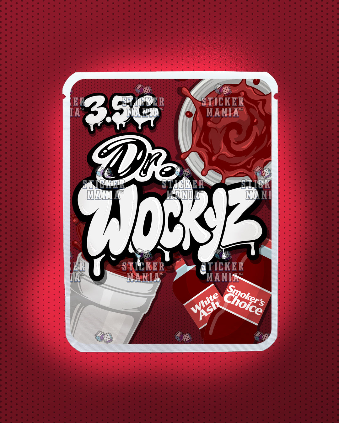 Wockyz Dr | Pre-Made Sticker Bag | 3.5g