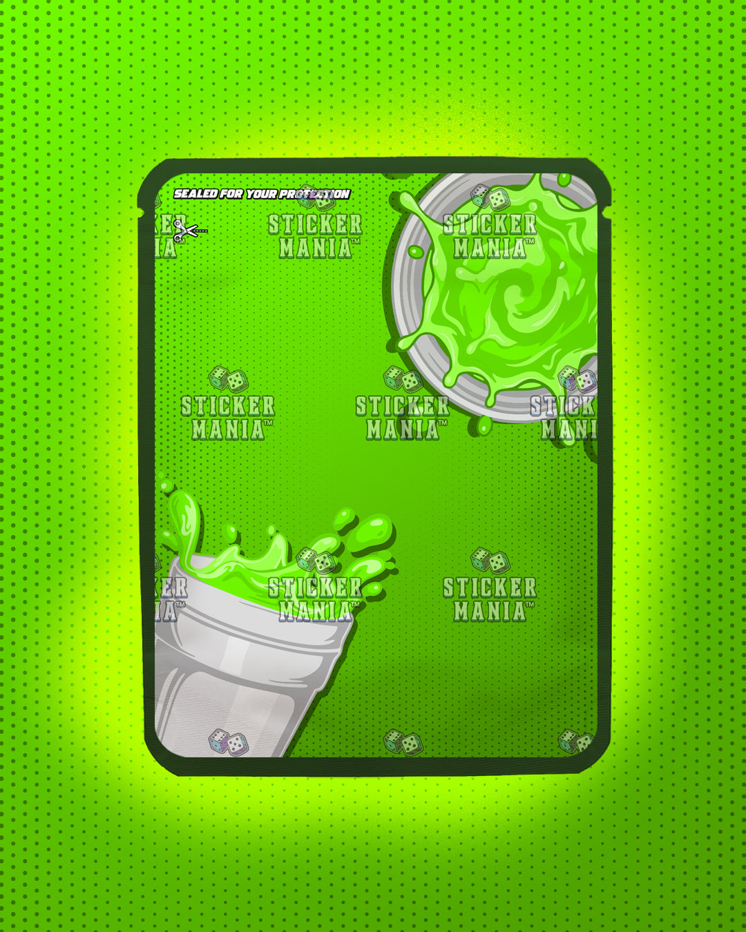 Wockyz MTN | Pre-Made Sticker Bag | 3.5g