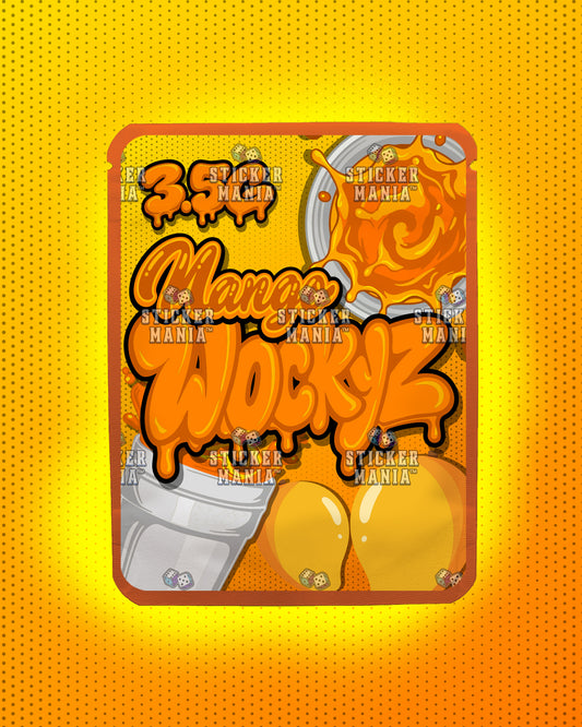 Wockyz Mango | Pre-Made Sticker Bag | 3.5g