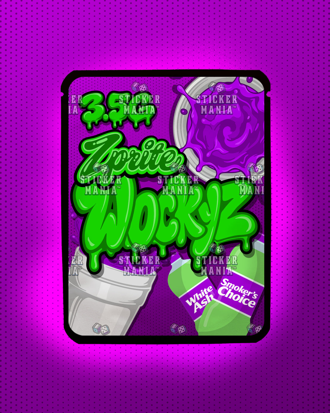 Wockyz Zprite | Pre-Made Sticker Bag | 3.5g