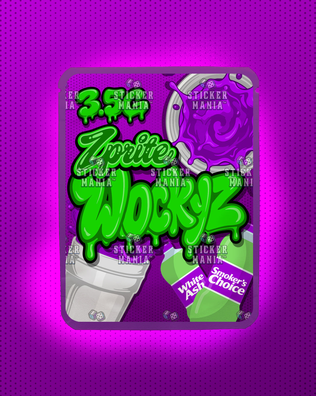 Wockyz Zprite | Pre-Made Sticker Bag | 3.5g