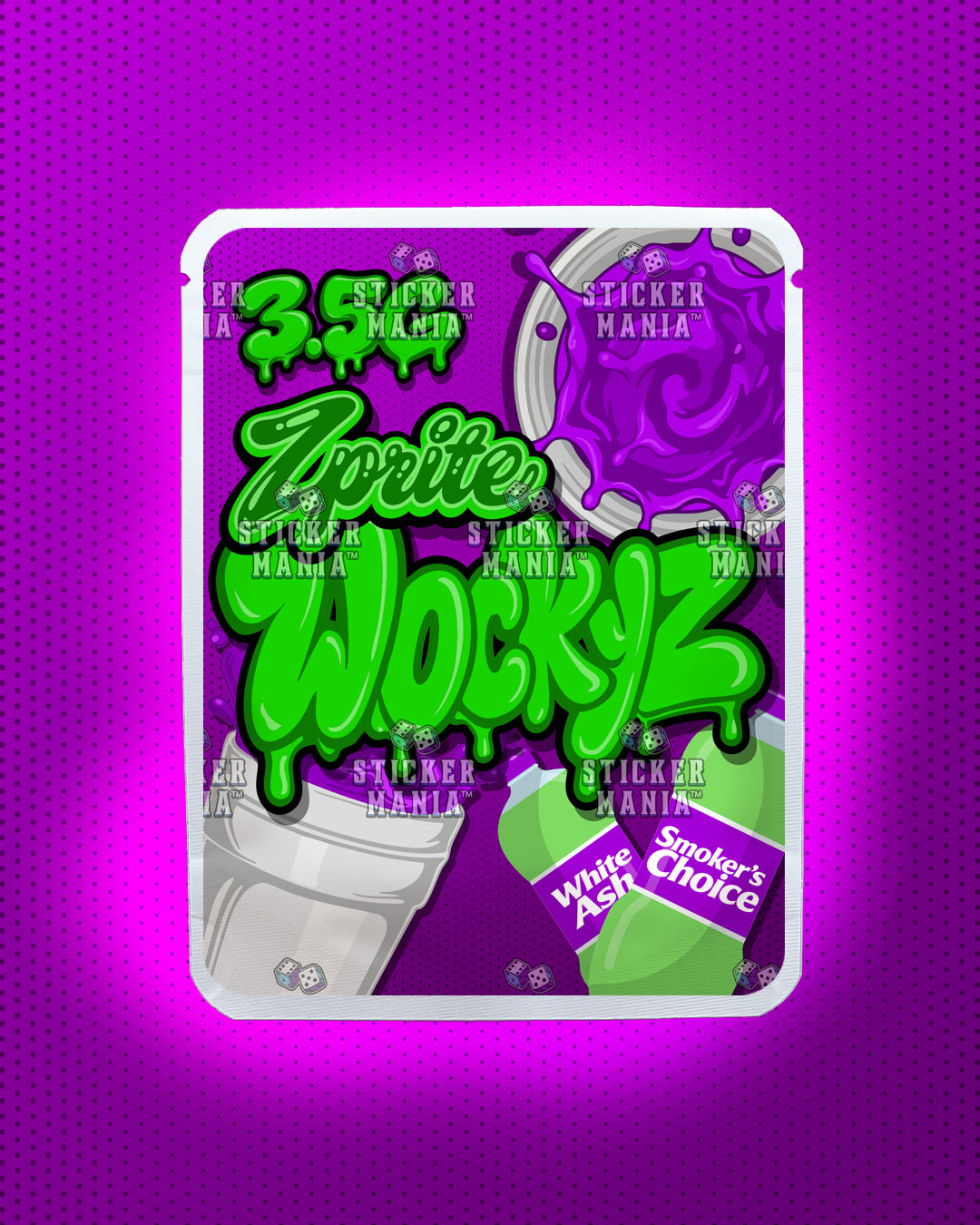 Wockyz Zprite | Pre-Made Sticker Bag | 3.5g