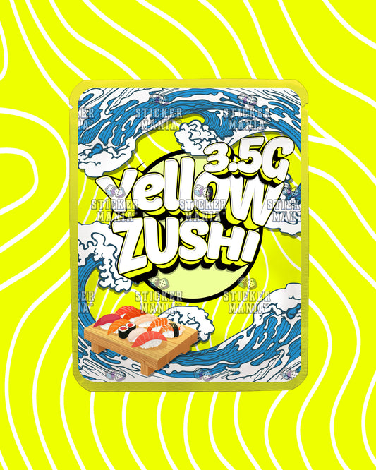 Yellow Zushi | Pre-Made Sticker Bag | 3.5g