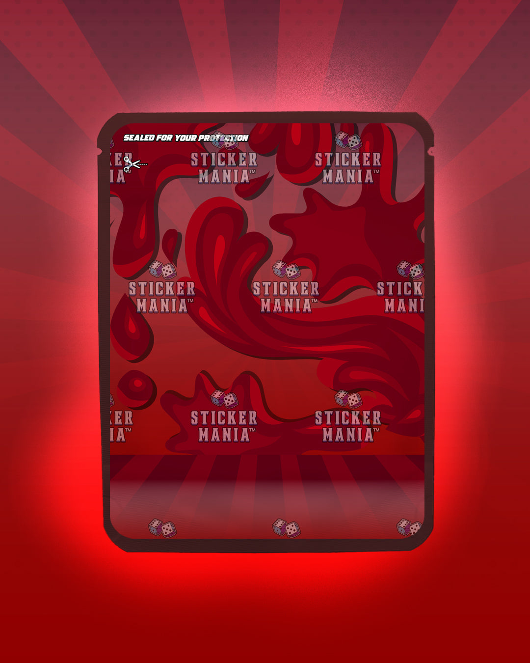 Z Fuel Pomegranate | Pre-Made Sticker Bag | 3.5g