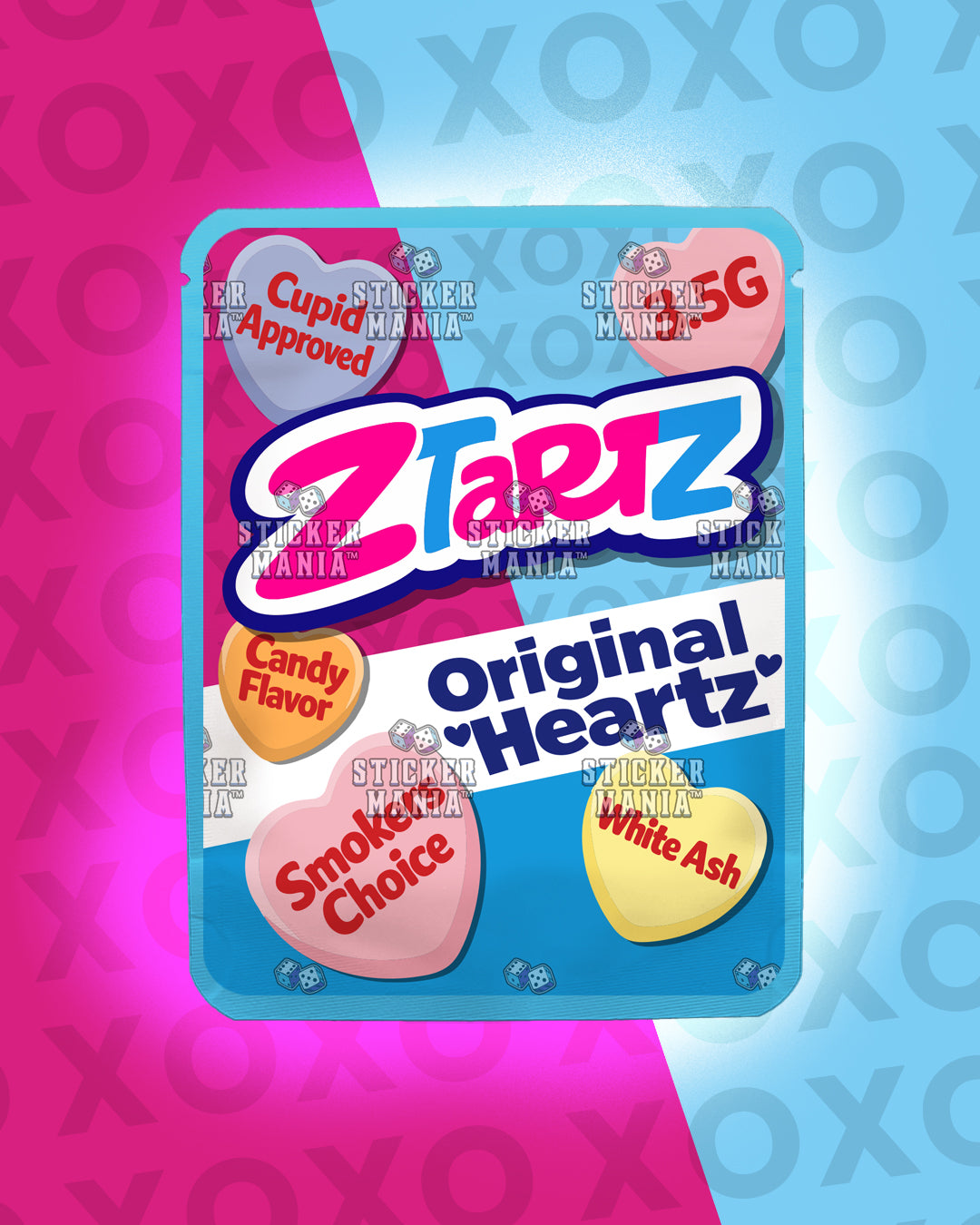 Z Tartz Original Heartz | Pre-Made Sticker Bag | 3.5g