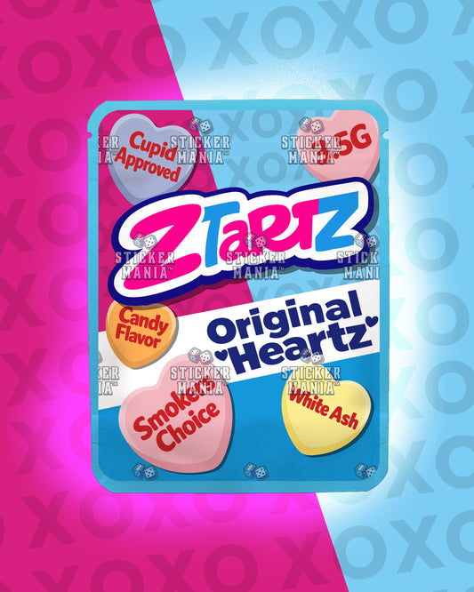 Z Tartz Original Heartz | Pre-Made Sticker Bag | 3.5g