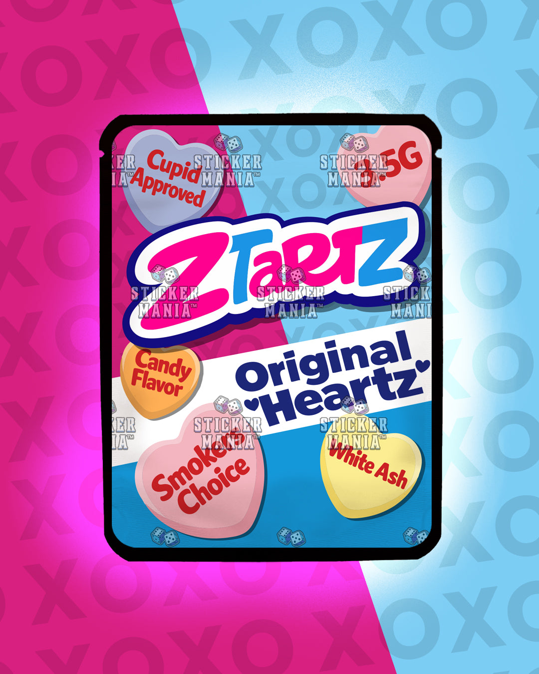 Z Tartz Original Heartz | Pre-Made Sticker Bag | 3.5g