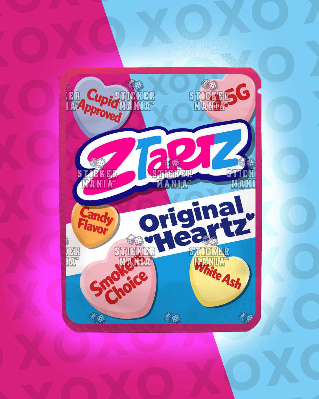 Z Tartz Original Heartz | Pre-Made Sticker Bag | 3.5g
