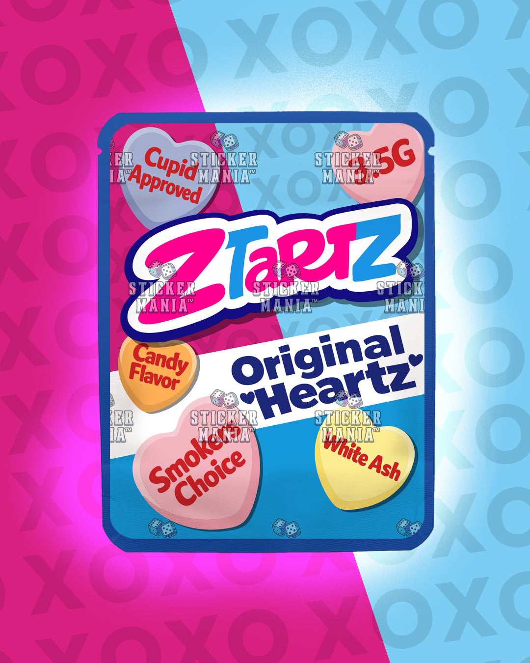Z Tartz Original Heartz | Pre-Made Sticker Bag | 3.5g
