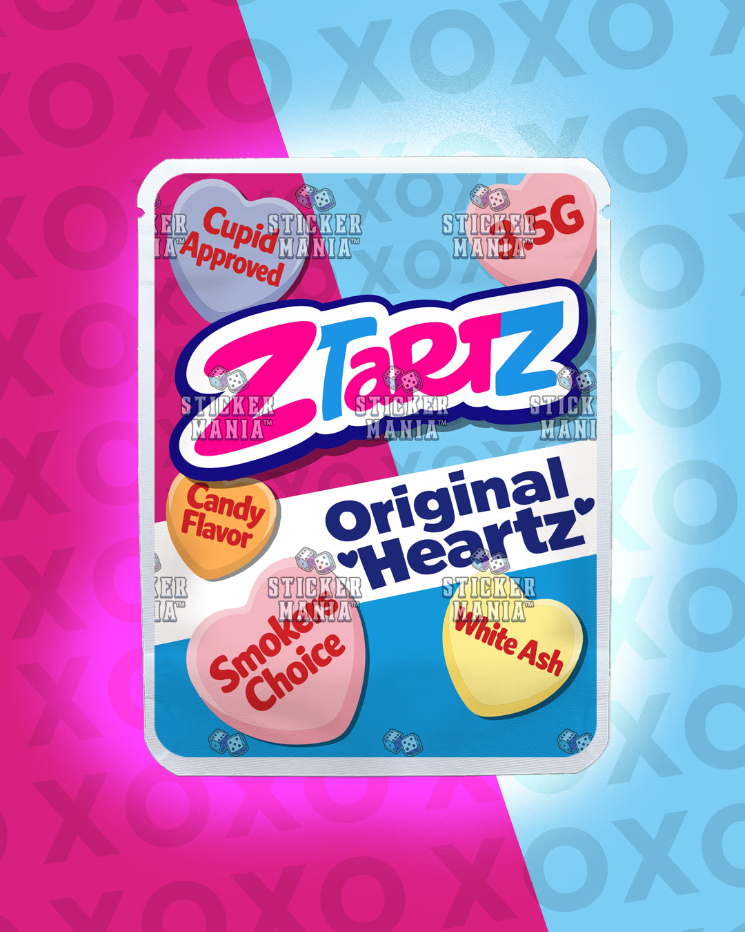 Z Tartz Original Heartz | Pre-Made Sticker Bag | 3.5g