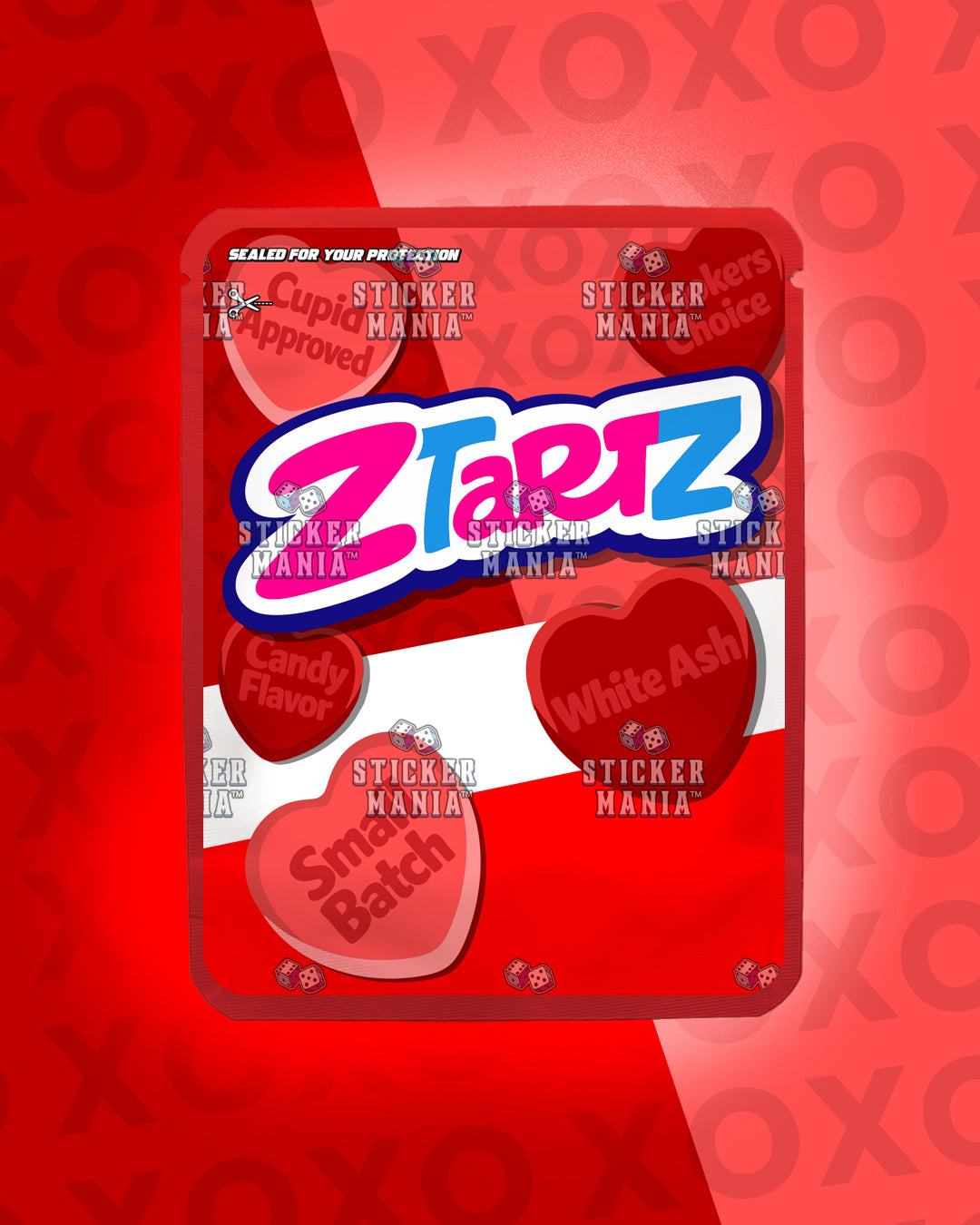 Z Tartz Red Heartz | Pre-Made Sticker Bag | 3.5g