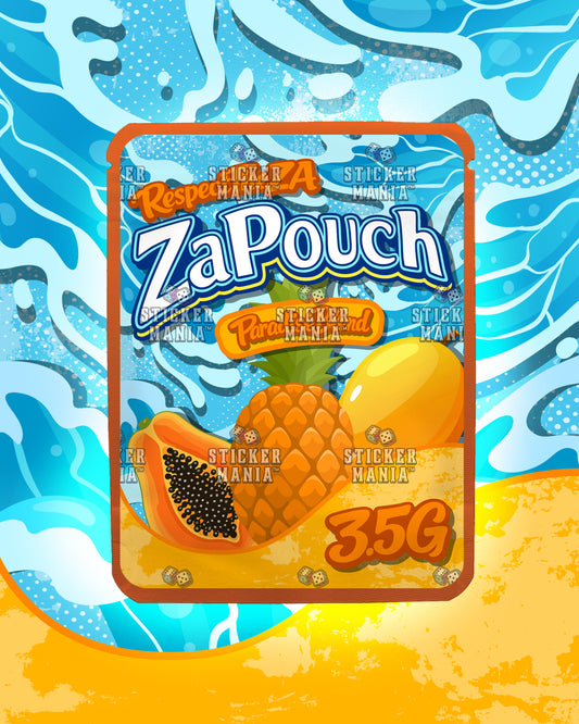 Za Pouch Paradise Blend | Pre-Made Sticker Bag | 3.5g