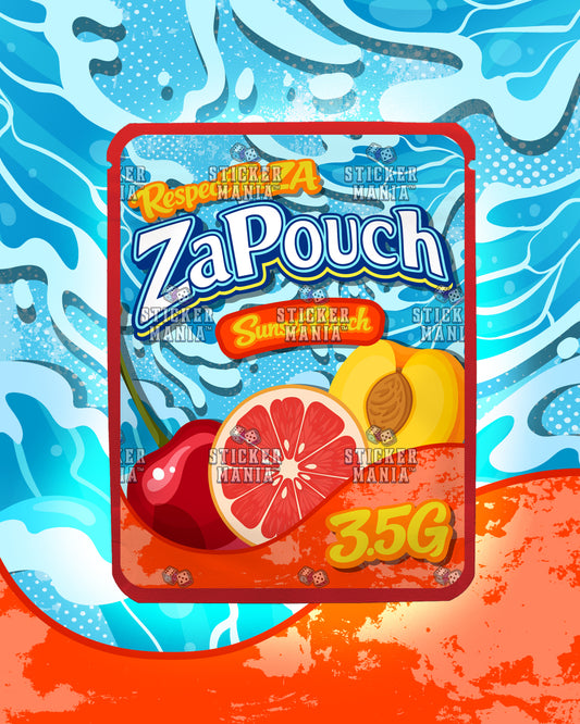 Za Pouch Sunset Punch | Pre-Made Sticker Bag | 3.5g