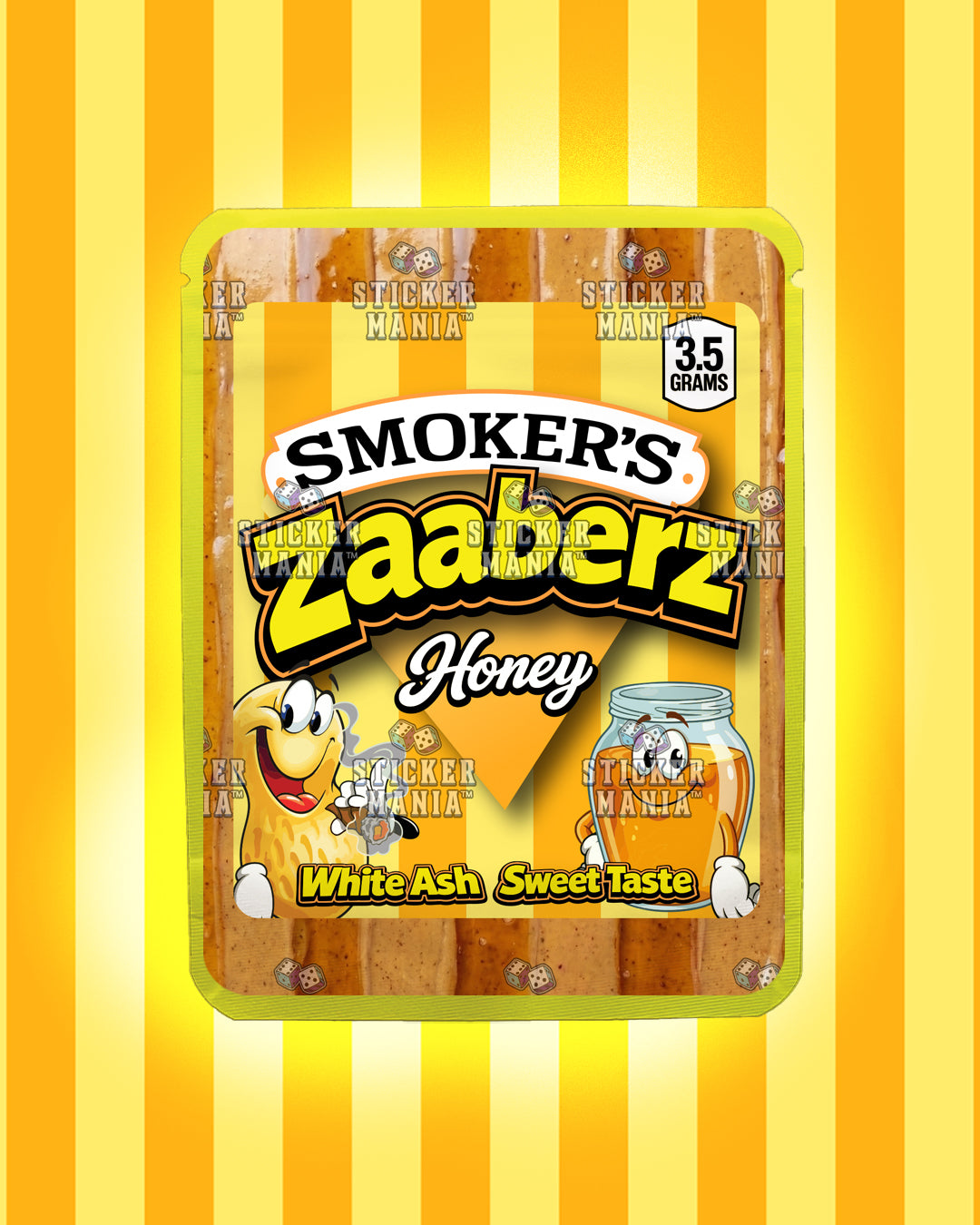 Zaaberz Honey | Pre-Made Sticker Bag | 3.5g