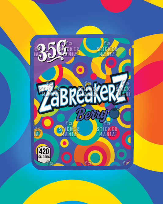 Zabreakerz Berry | Pre-Made Sticker Bag | 3.5g