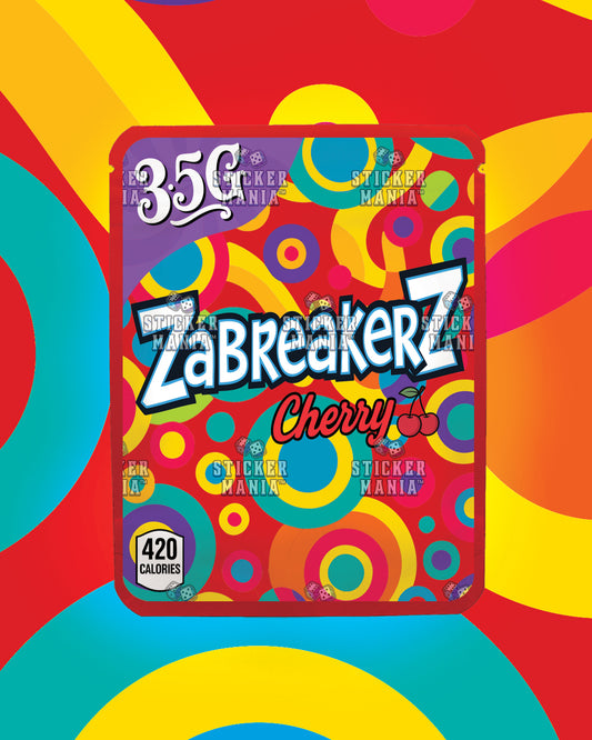Zabreakerz Cherry | Pre-Made Sticker Bag | 3.5g