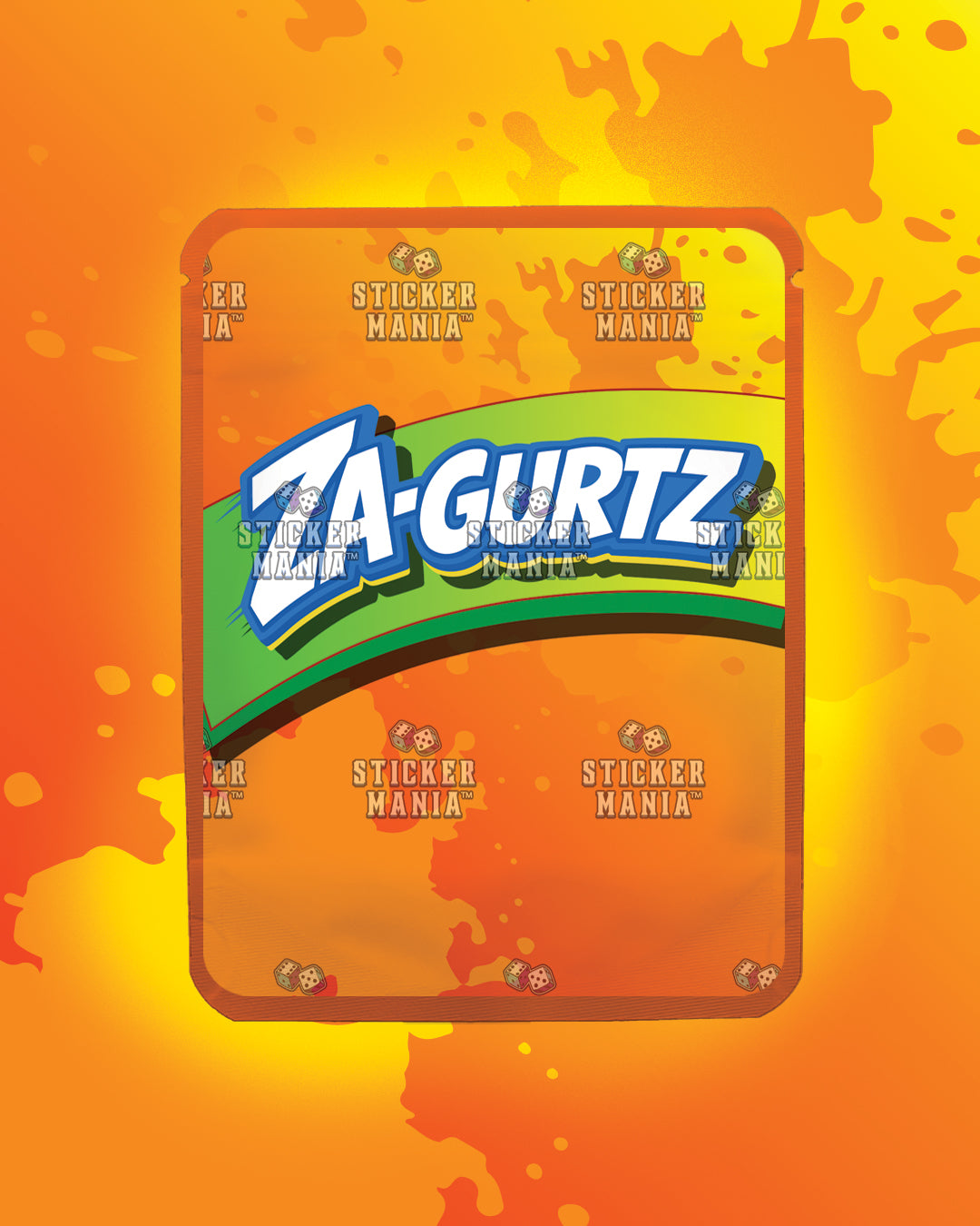 Zagurtz Orange Papaya | Pre-Made Sticker Bag | 3.5g