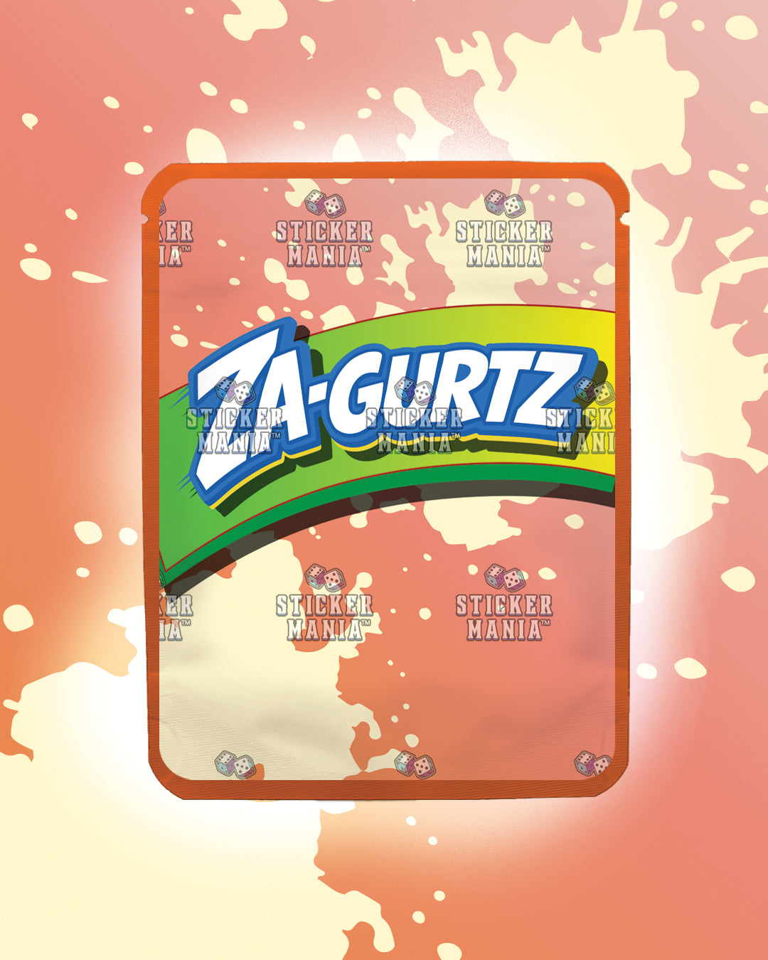 Zagurtz Peaches & Cream | Pre-Made Sticker Bag | 3.5g