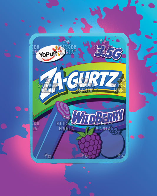 Zagurtz Wild Berry | Pre-Made Sticker Bag | 3.5g